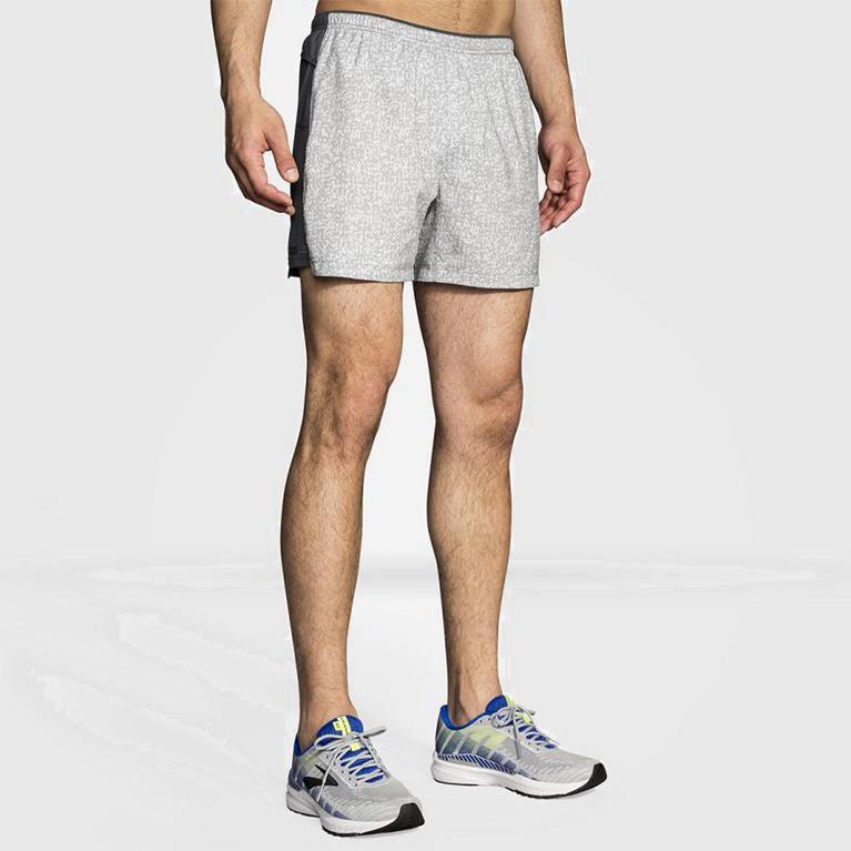 Brooks Sherpa 5 NZ - Men's Running Shorts - White (51324-MXVW)